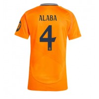 Real Madrid David Alaba #4 Replica Away Shirt Ladies 2024-25 Short Sleeve